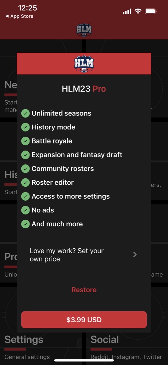 Hockey Legacy Manager 23