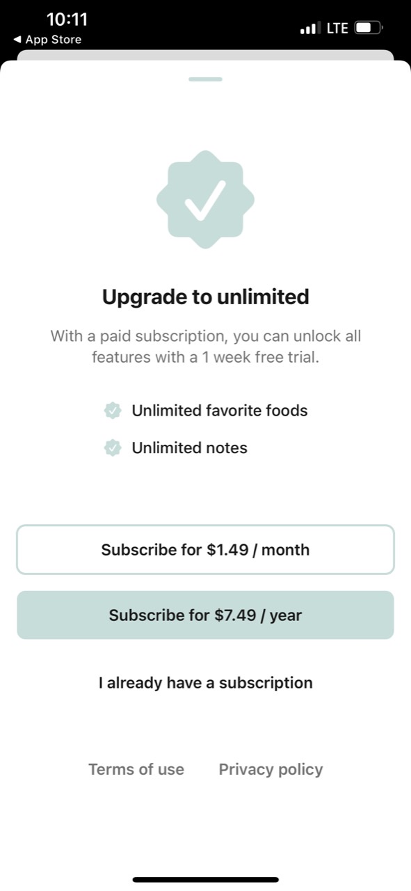 Solid - Baby Food Tracker