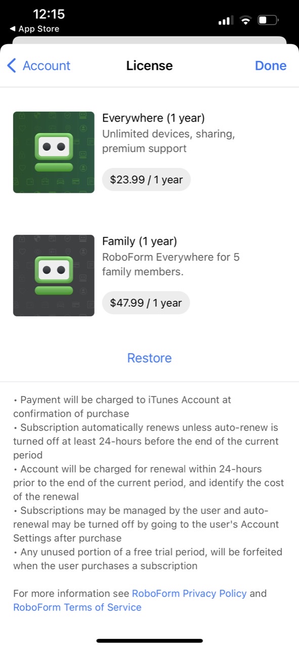 RoboForm Password Manager