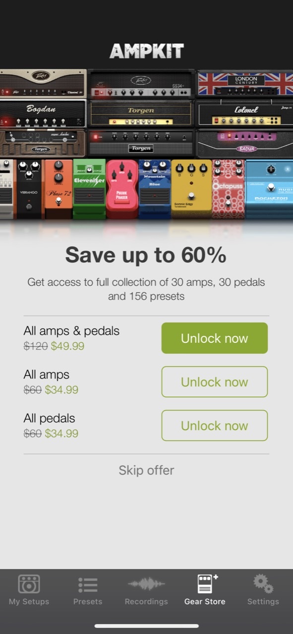 AmpKit - Guitar amps & pedals