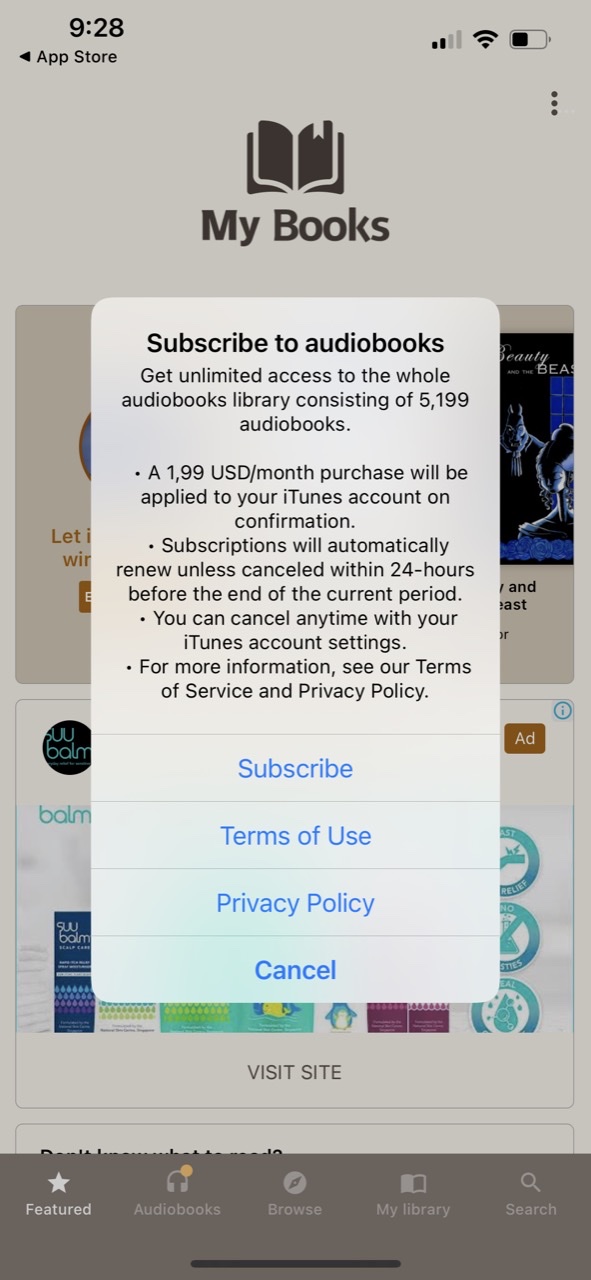 My Books – Unlimited Library