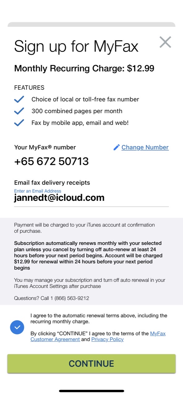 MyFax App–Send and Receive Fax