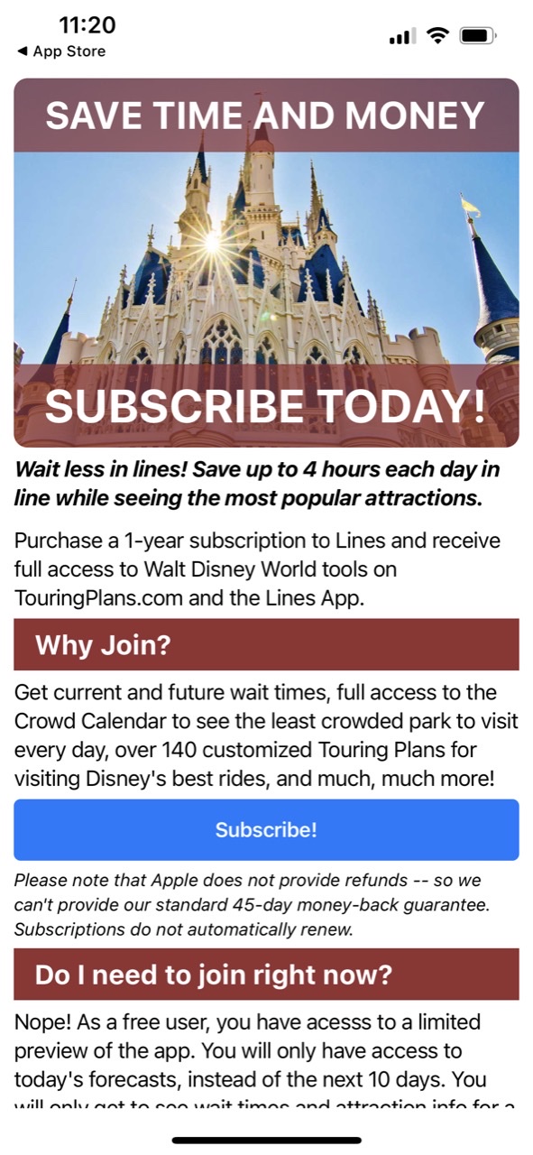 Disney World Lines (TP)