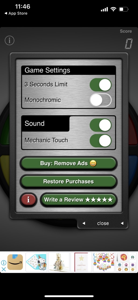 iMimic: 80's Vintage Electronic Memory Game
