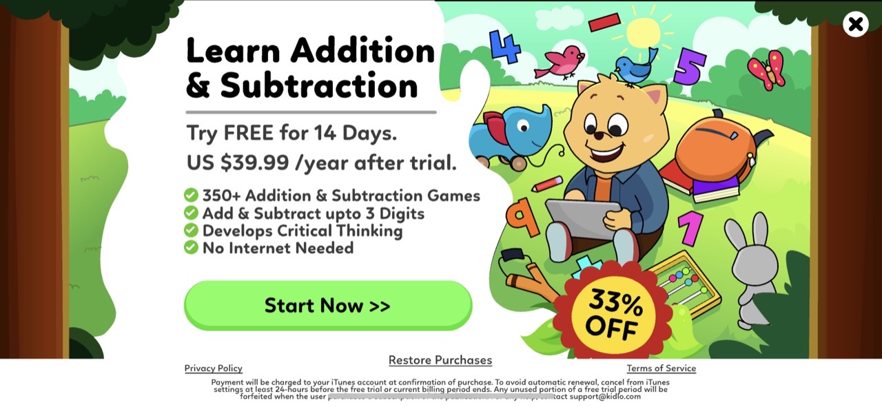 Math Games for Kids & Toddler