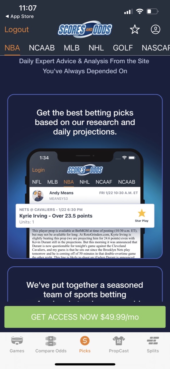 Scores and Odds Sports Betting