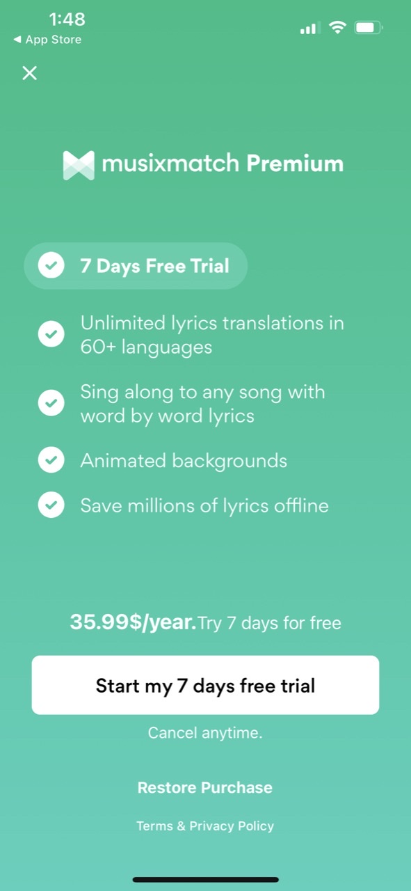 Musixmatch Lyrics Finder