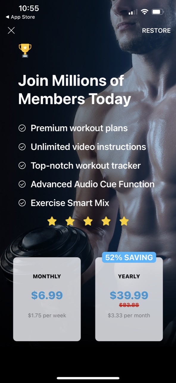 JEFIT Workout Planner Gym Log