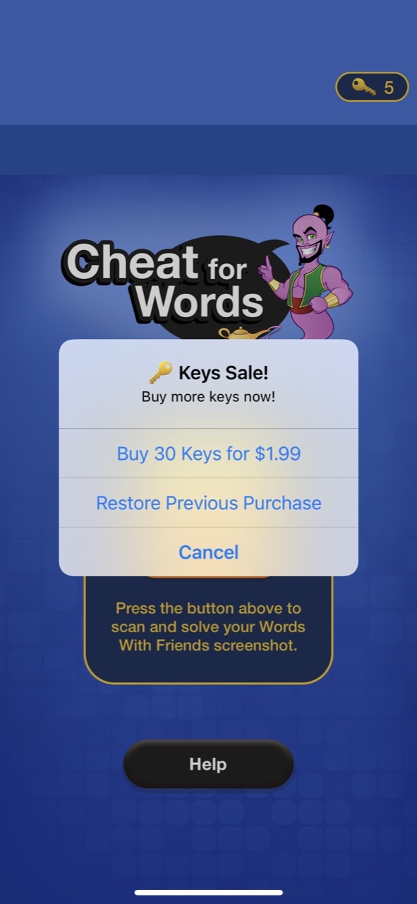 Cheat for Words With Friends