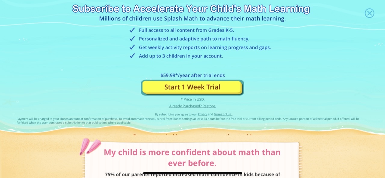 Splash Math - Games by Grade