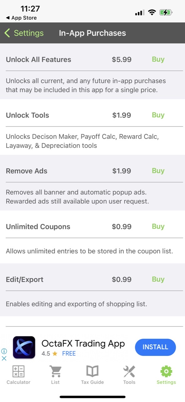 Discount Calculator % Off Calc