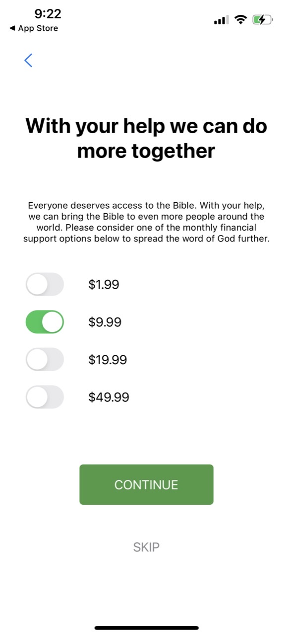 The One Bible App