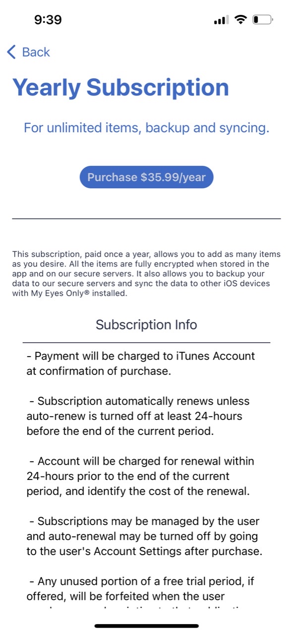 My Eyes Only Password Manager
