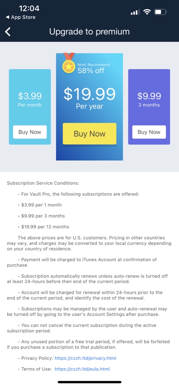 Vault - Hide photos & videos