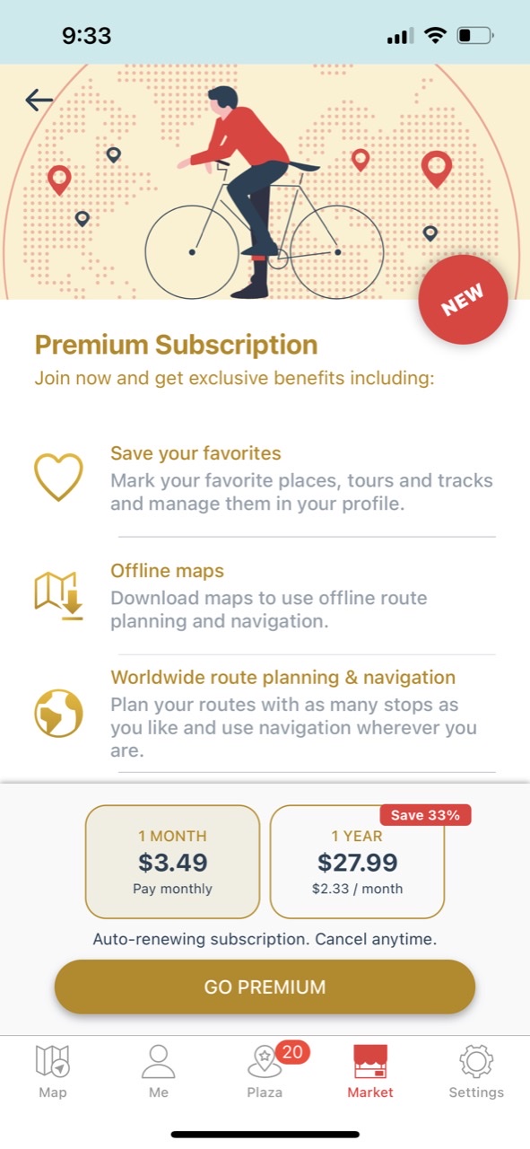 Bike Citizens Cycling App GPS