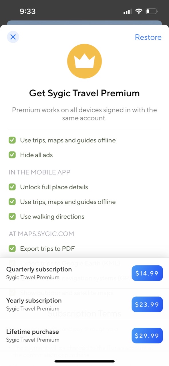 Sygic Travel Maps Trip Planner