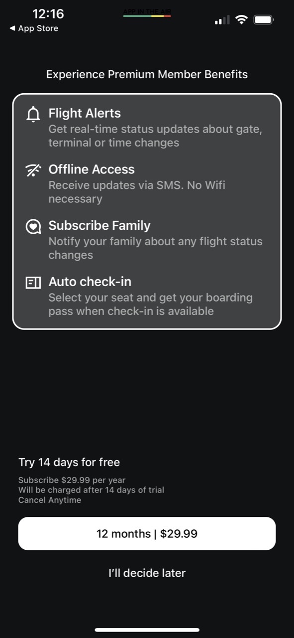 App in the Air: Top Travel App