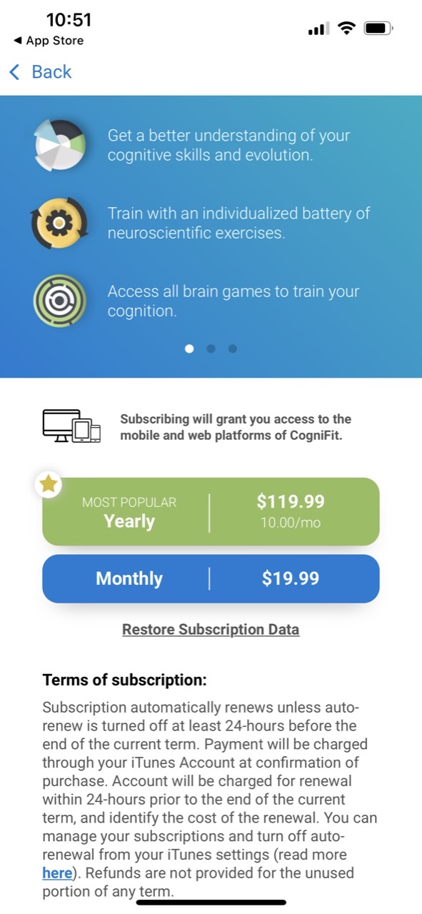 CogniFit - Brain Training