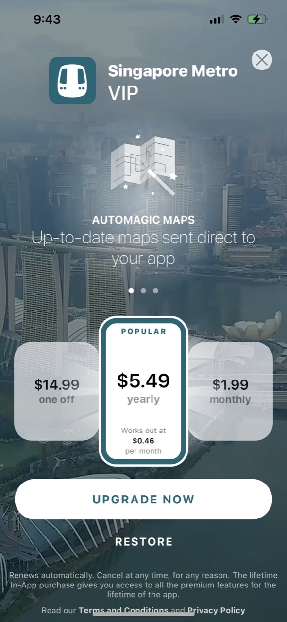 Singapore Metro Map & Planner