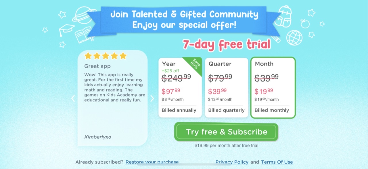 Kids Academy Learning Games