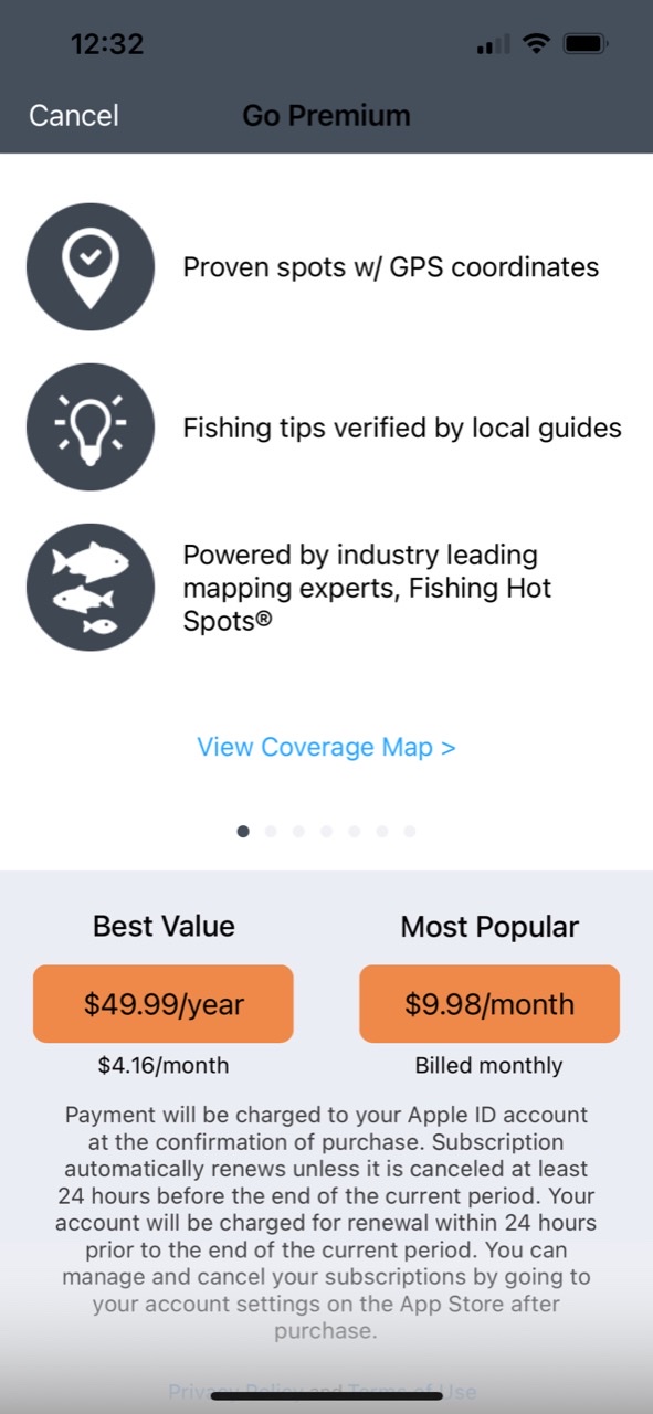 Fishidy: Fishing Maps App