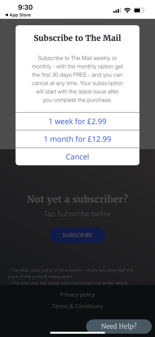 Daily Mail Newspaper