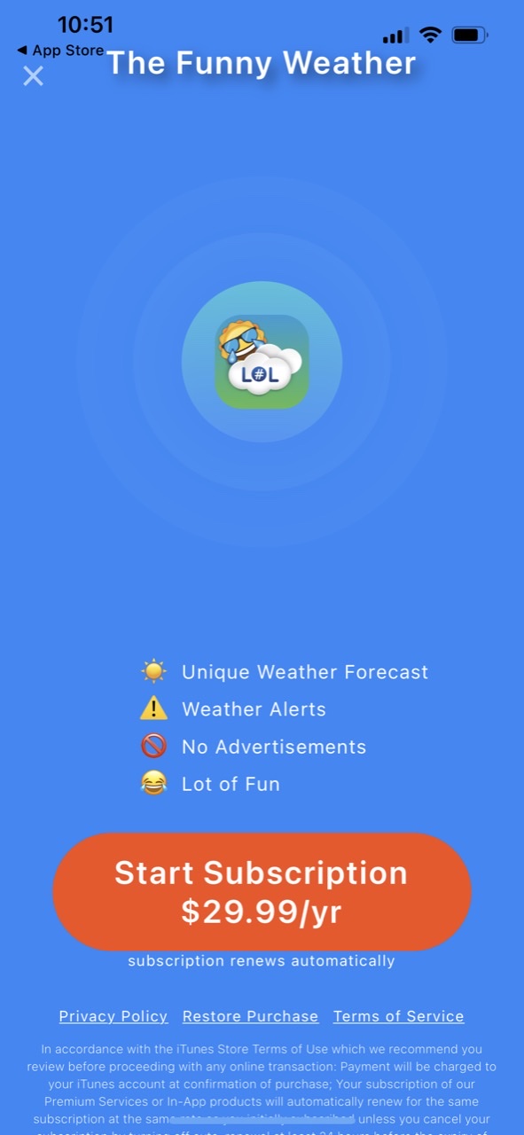 The Funny Weather