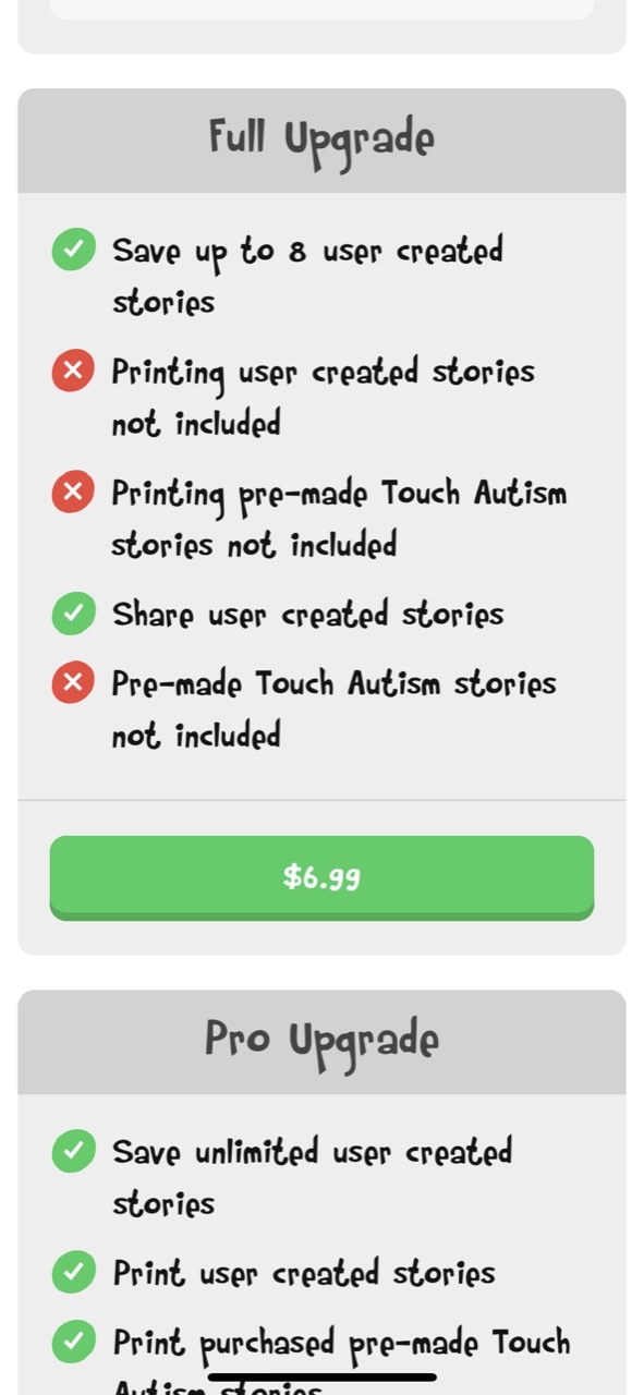 Social Story Creator & Library
