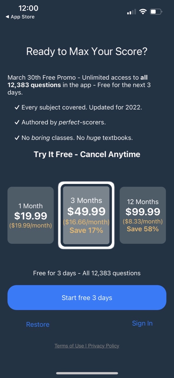 TestBank - Max Your Exam Score