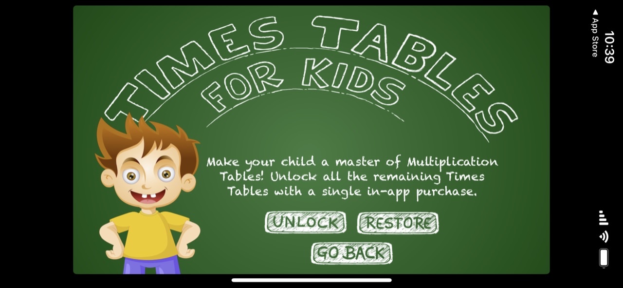 Times Tables For Kids - Test