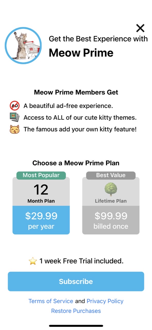Weather Kitty: Weather + Radar