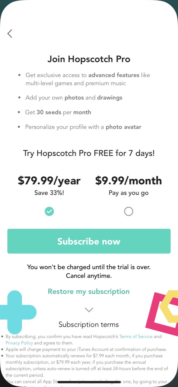 Hopscotch-Programming for kids