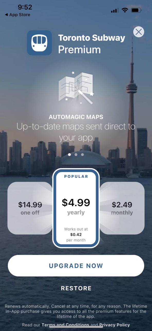Toronto Subway Map