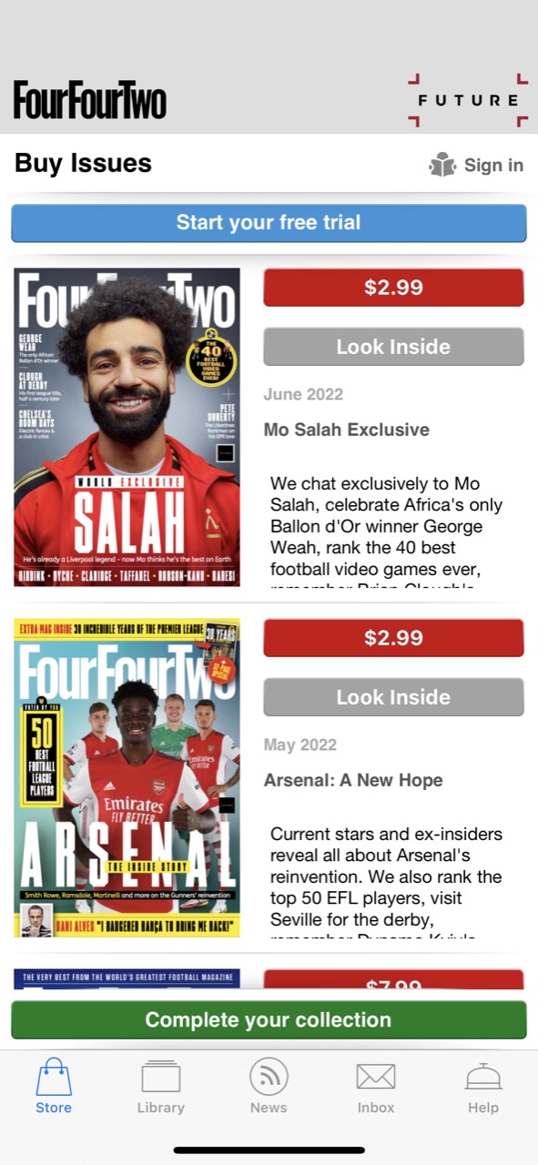 FourFourTwo Magazine