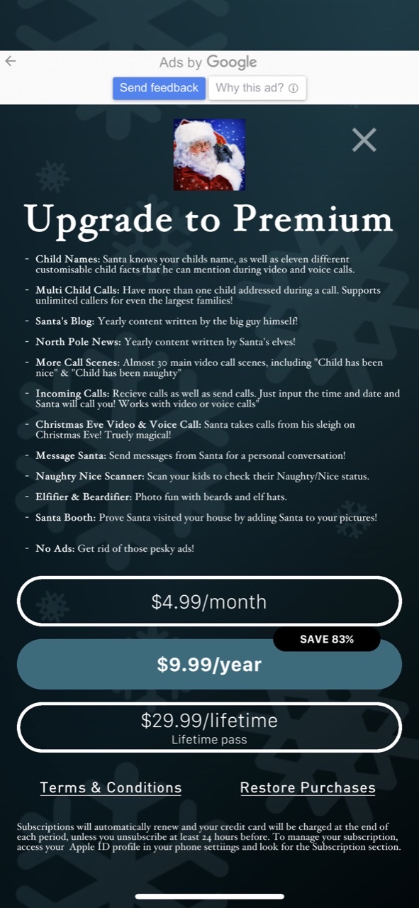 Speak to Santa™ Christmas Call