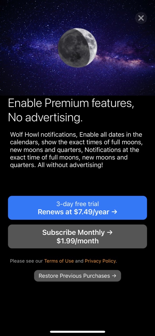 Moon Phase Calendar Plus