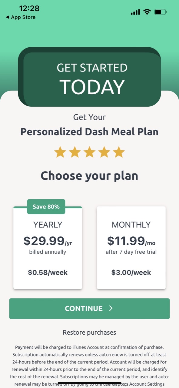 DASH Diet & Meal Plan