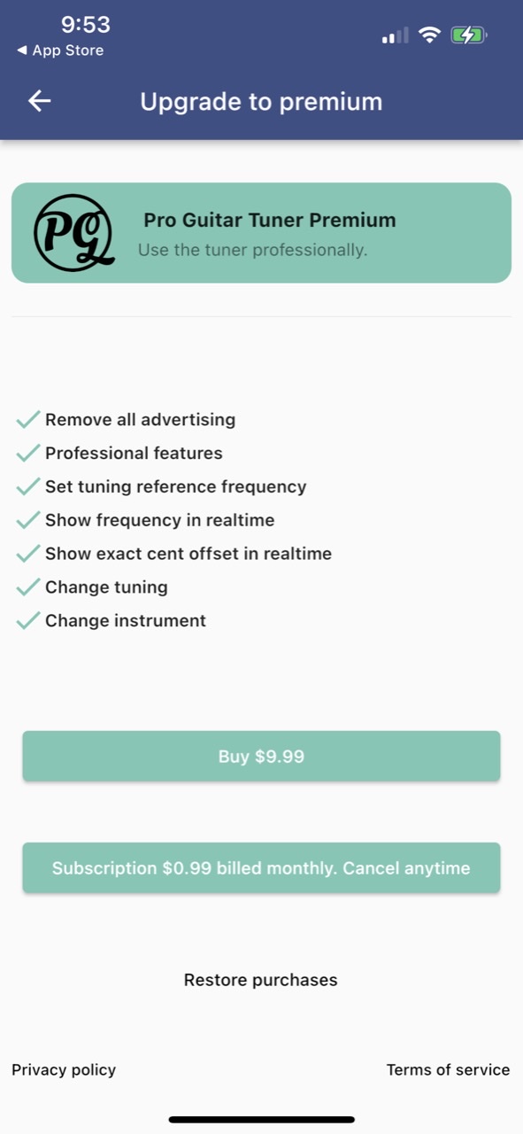 Pro Guitar Tuner