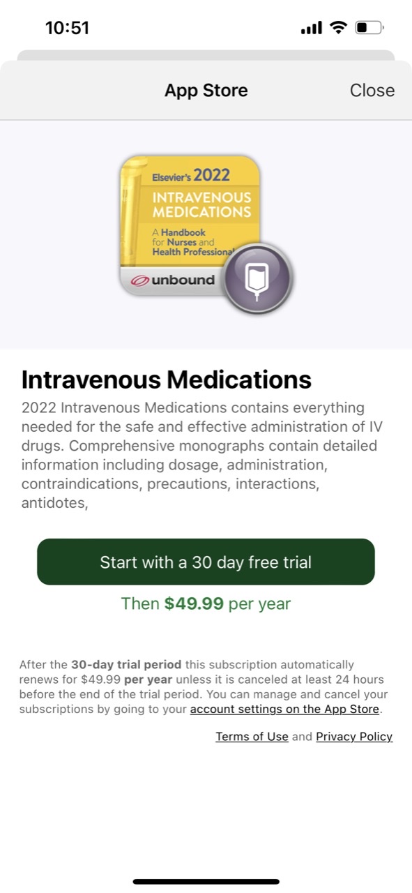 IV Medications Gahart