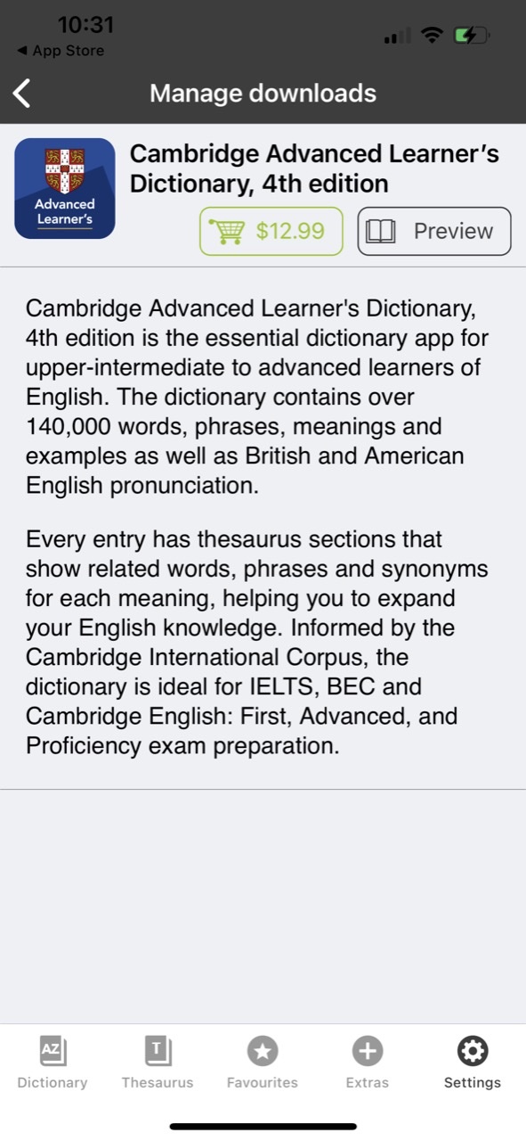 Cambridge English Dictionary