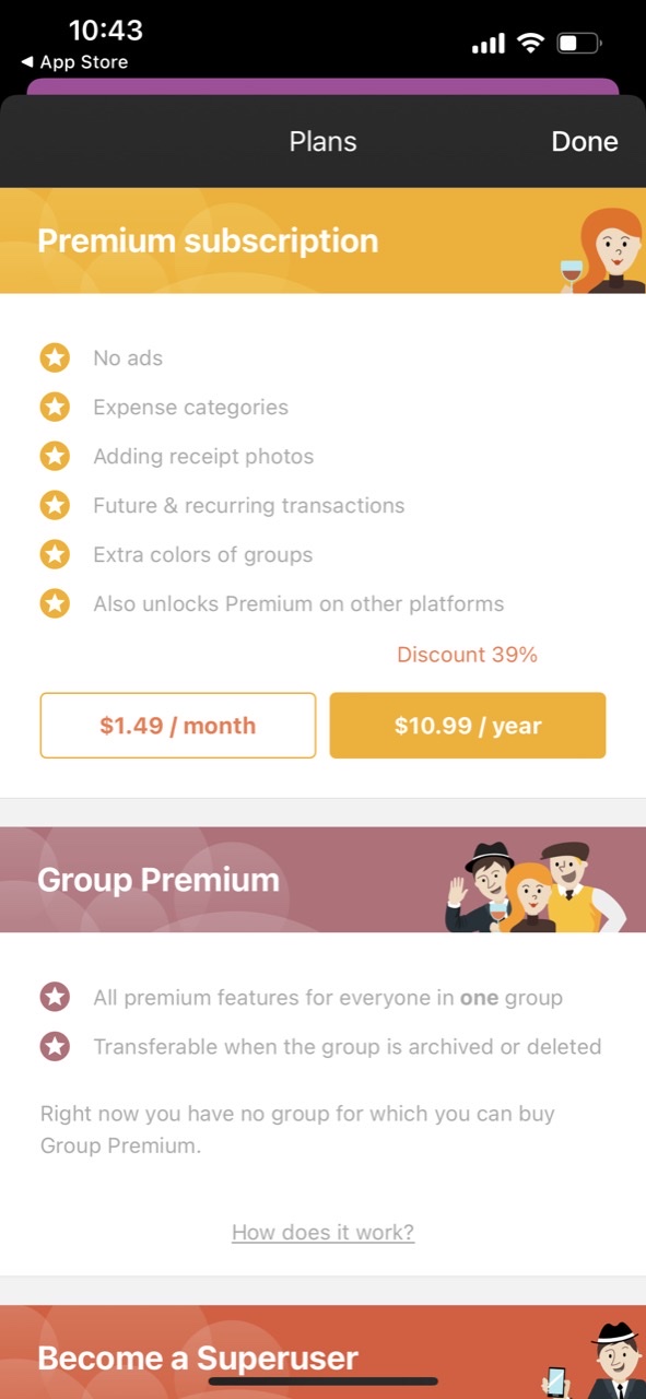 Settle Up - Group Expenses