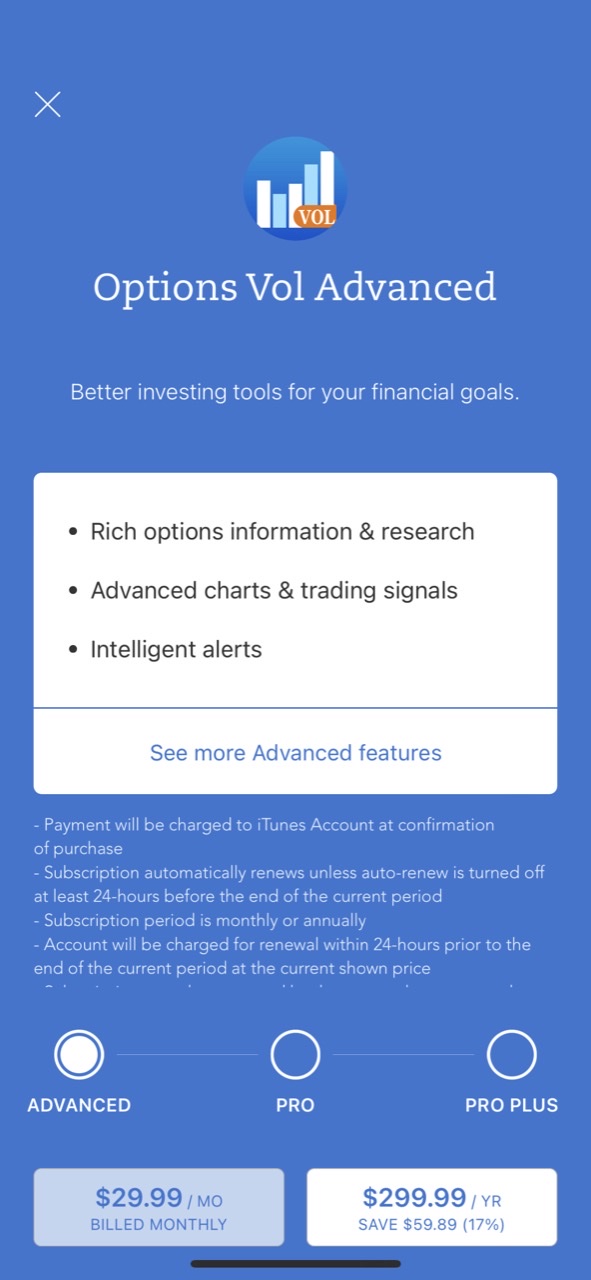Options Volume with AR