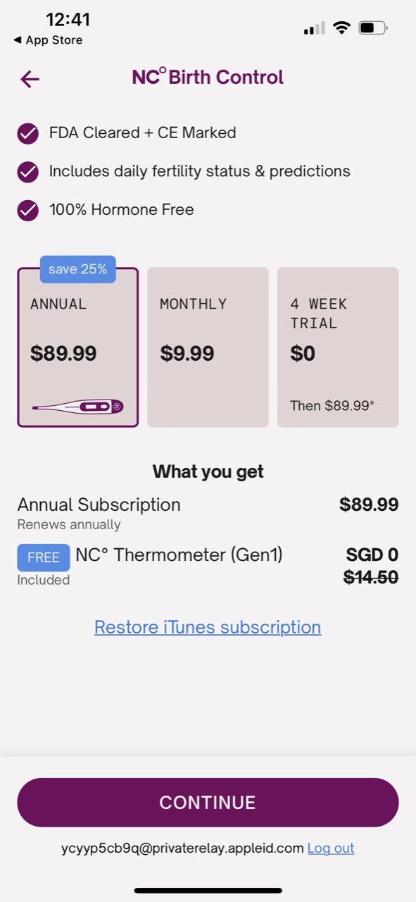 Natural Cycles: Birth Control