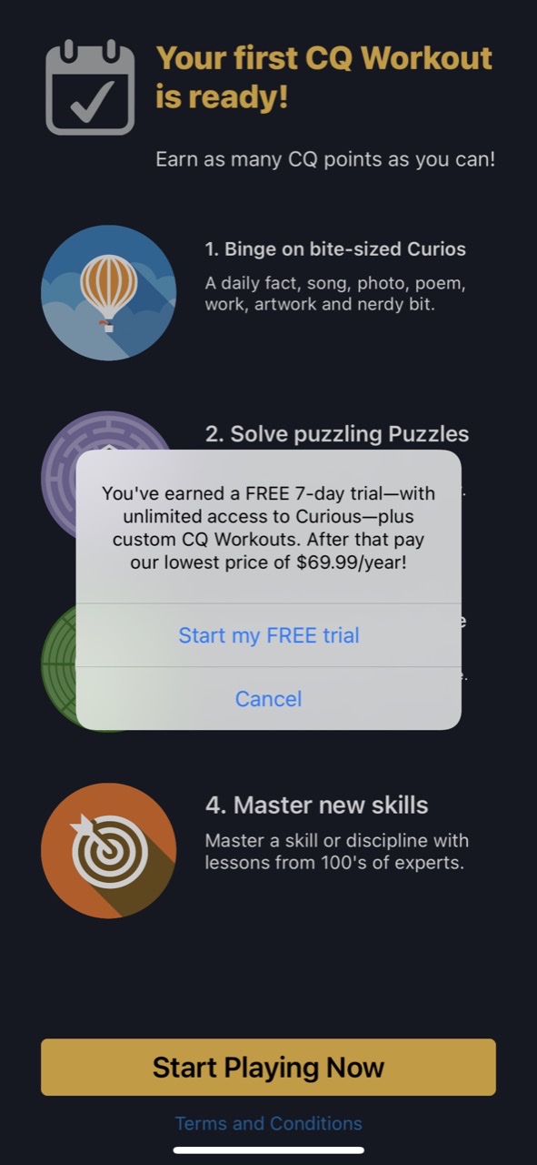 Curious - the game of learning
