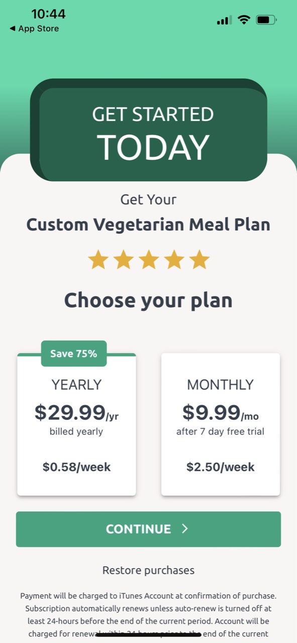 Vegetarian Meal Plan & Recipes
