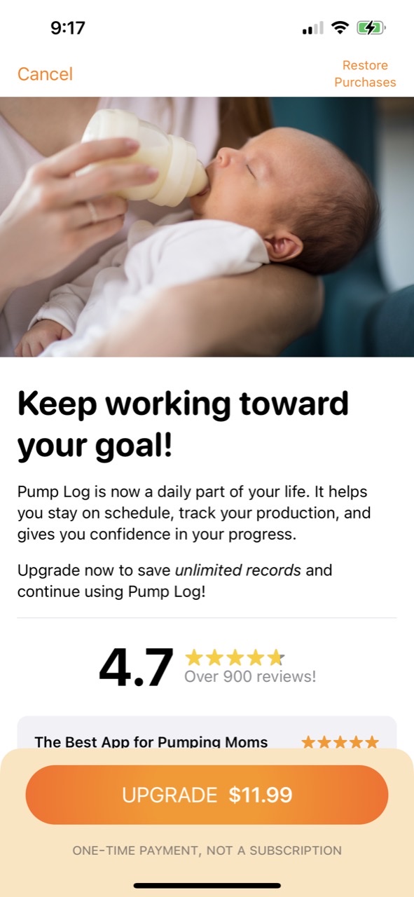 Pump Log® - Track Breast Milk