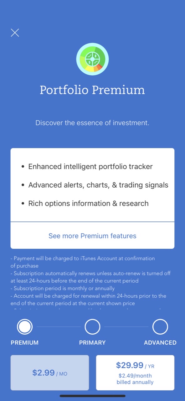 Active Portfolio with Alerts