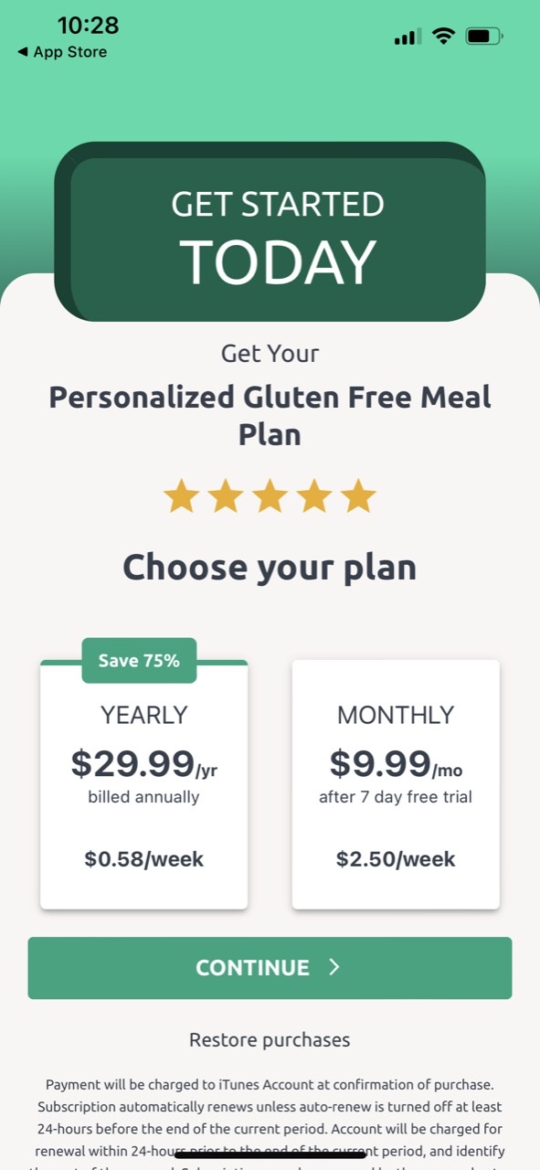 Gluten-Free Diet Meal Plan