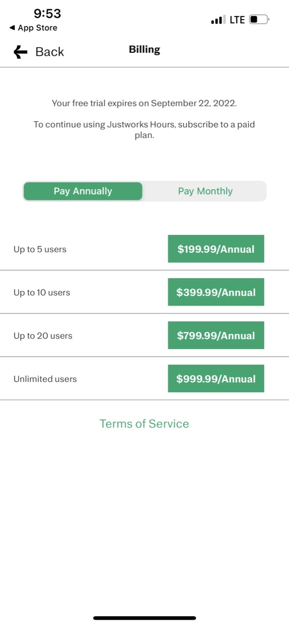 Justworks Time Tracking