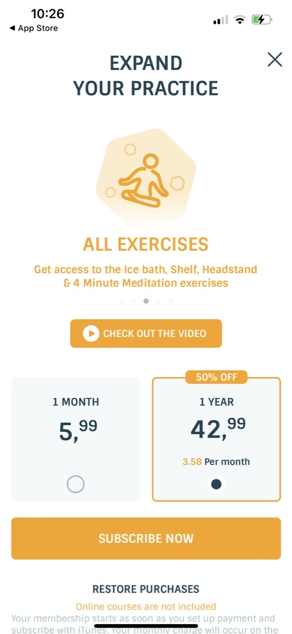 Wim Hof Method Breathing&Cold